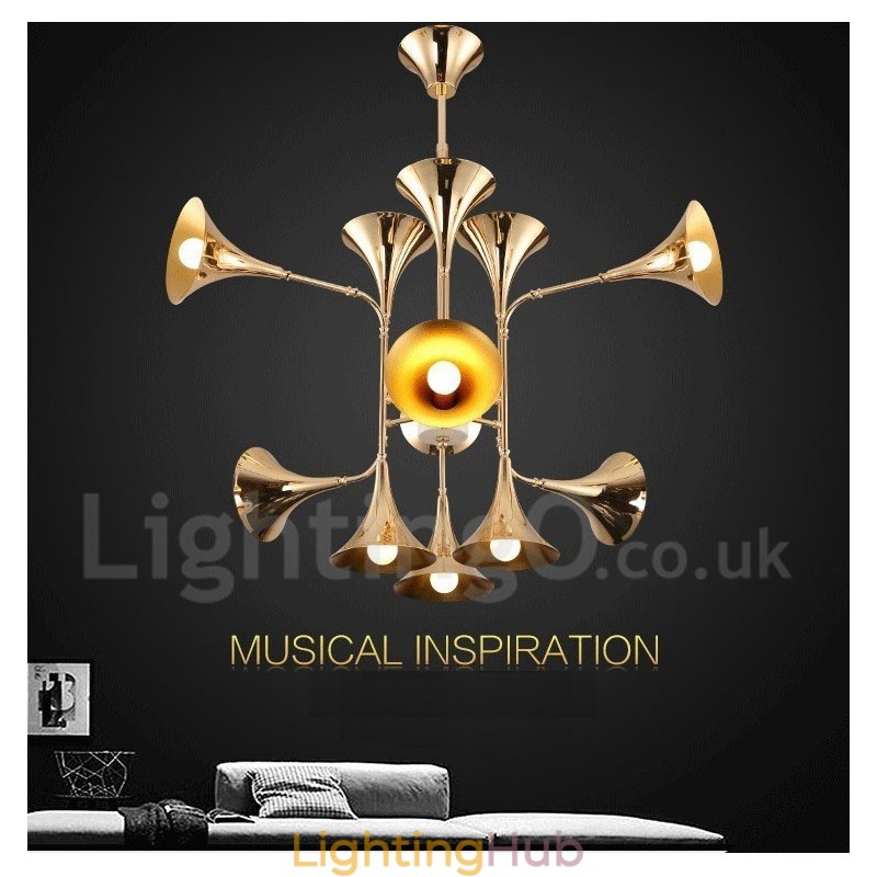 12 Light Chandelier Lamp Modern Contemporary Style Light