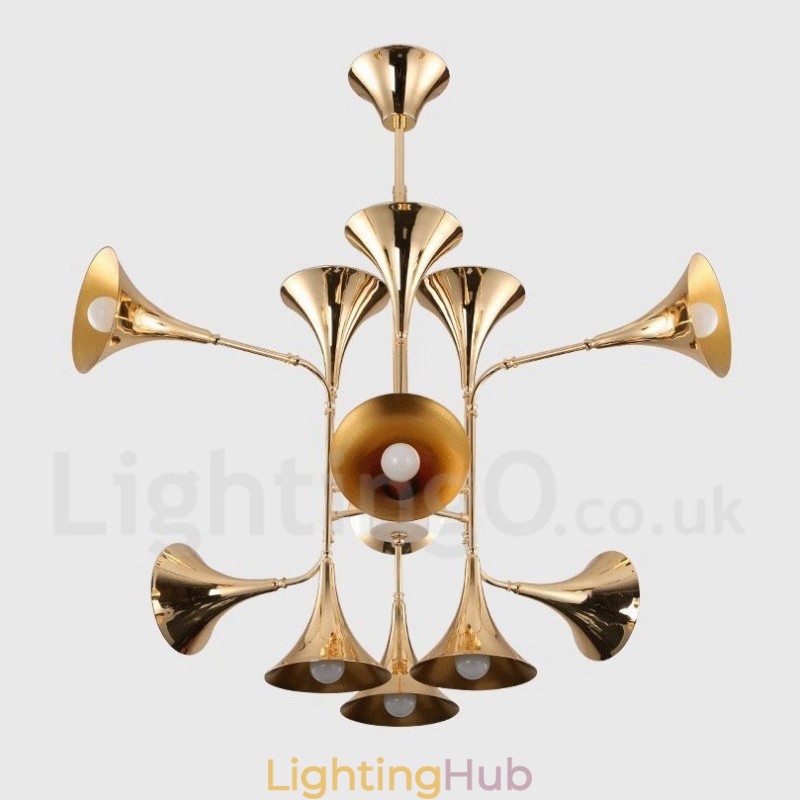 12 Light Chandelier Lamp Modern Contemporary Style Light