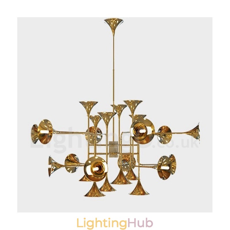24 Light Chandelier Lamp Modern Contemporary Style Light