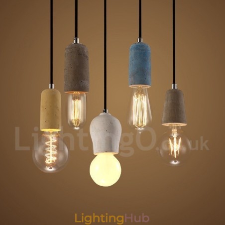 1 Light Rustic Lodge Concrte Pendant Light 1 Light Rustic Lodge Concrte Pendant Light