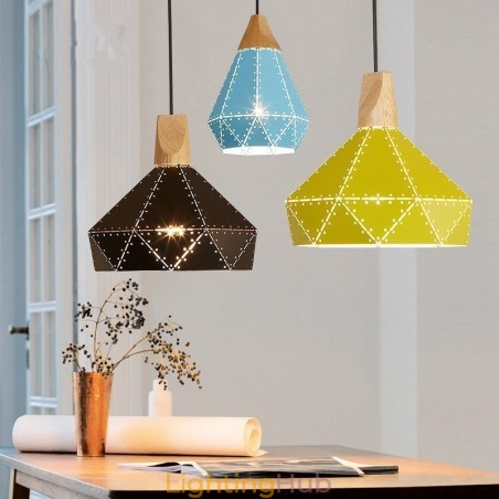 Wood 1 Light Modern Contemporary Metal Pendant Light Wood 1 Light Modern Contemporary Metal Pendant Light