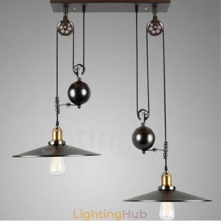 2 Light Country Vintage Metal Pendant Light 2 Light Country Vintage Metal Pendant Light
