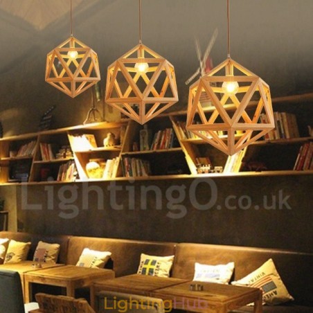 1 Light Modern Contemporary Wooden Pendant Light 1 Light Modern Contemporary Wooden Pendant Light