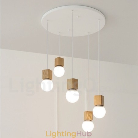 5 Light Wood Rustic Lodge Pendant Light 5 Light Wood Rustic Lodge Pendant Light