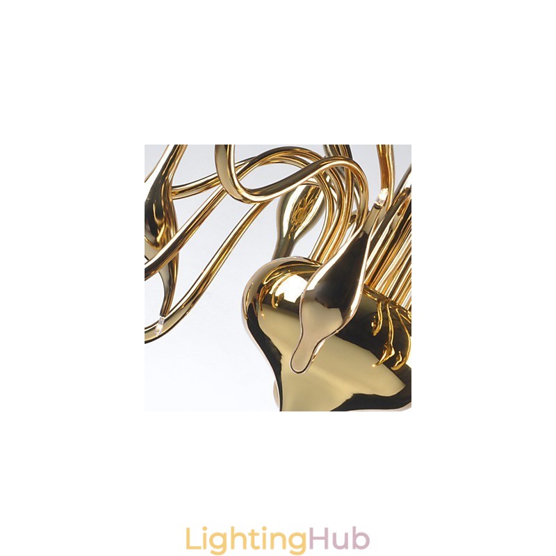 Modern Chandelier Light 18 Lights G4 Gold Plating