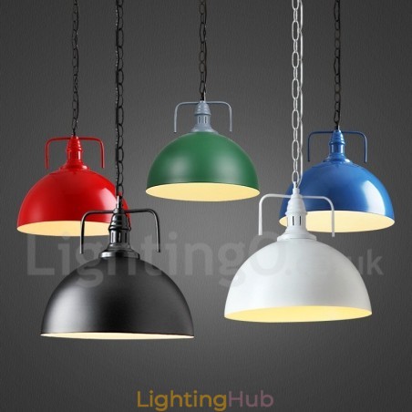 Vintage Multi Colors Metal Pendant Light Vintage Multi Colors Metal Pendant Light