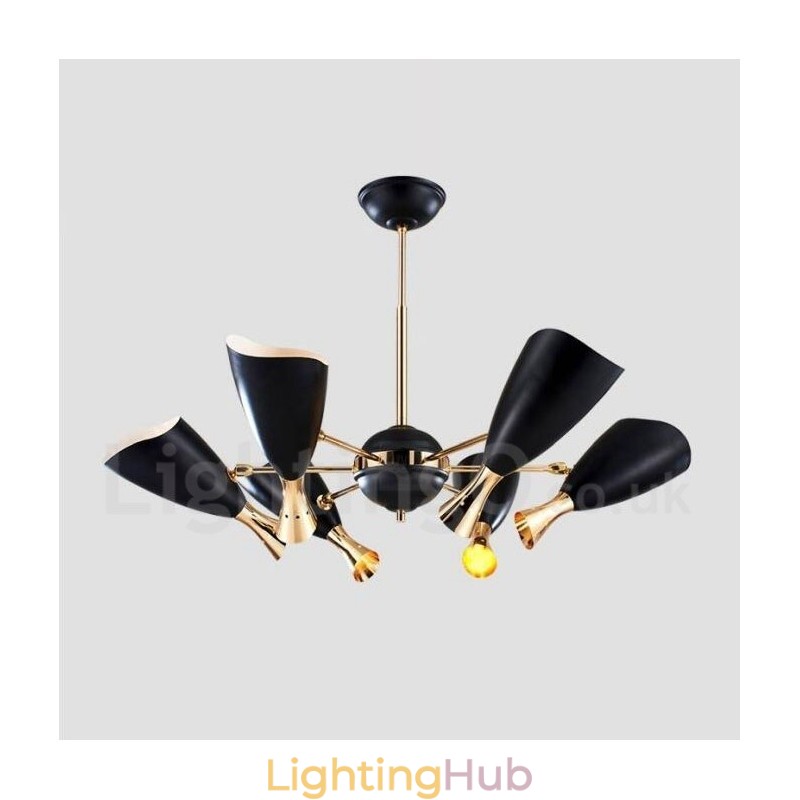 Modern Contemporary 6 Light Chandelier Lamp