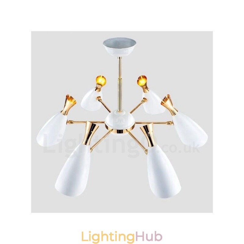 Modern Contemporary 6 Light Chandelier Lamp