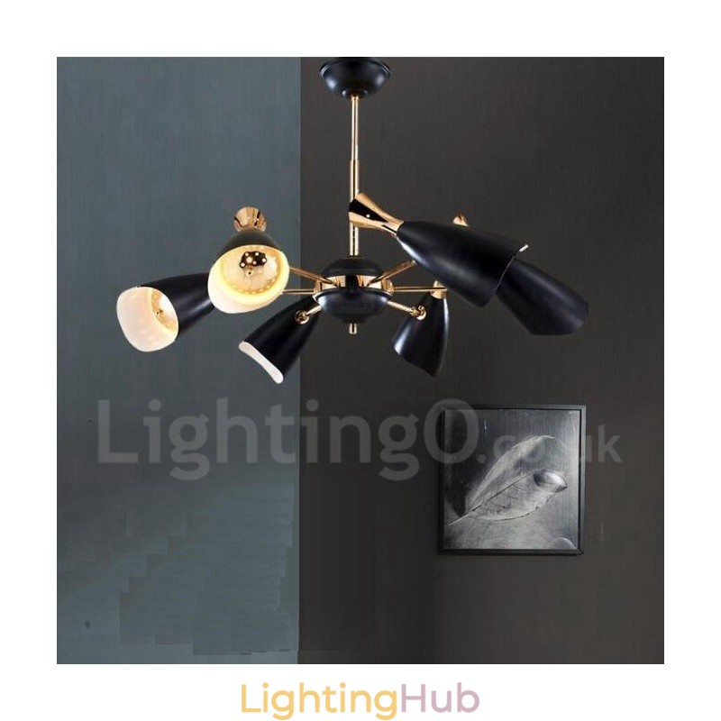 Modern Contemporary 6 Light Chandelier Lamp