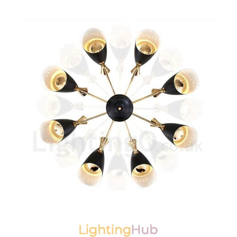 Modern Contemporary 8 Light Chandelier Lamp