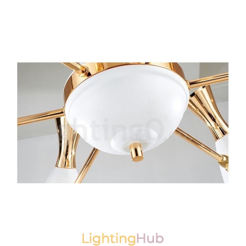 Modern Contemporary 8 Light Chandelier Lamp