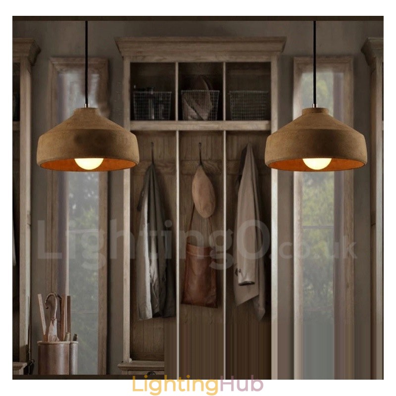 Modern Contemporary Concrte Single Light Pendant Light