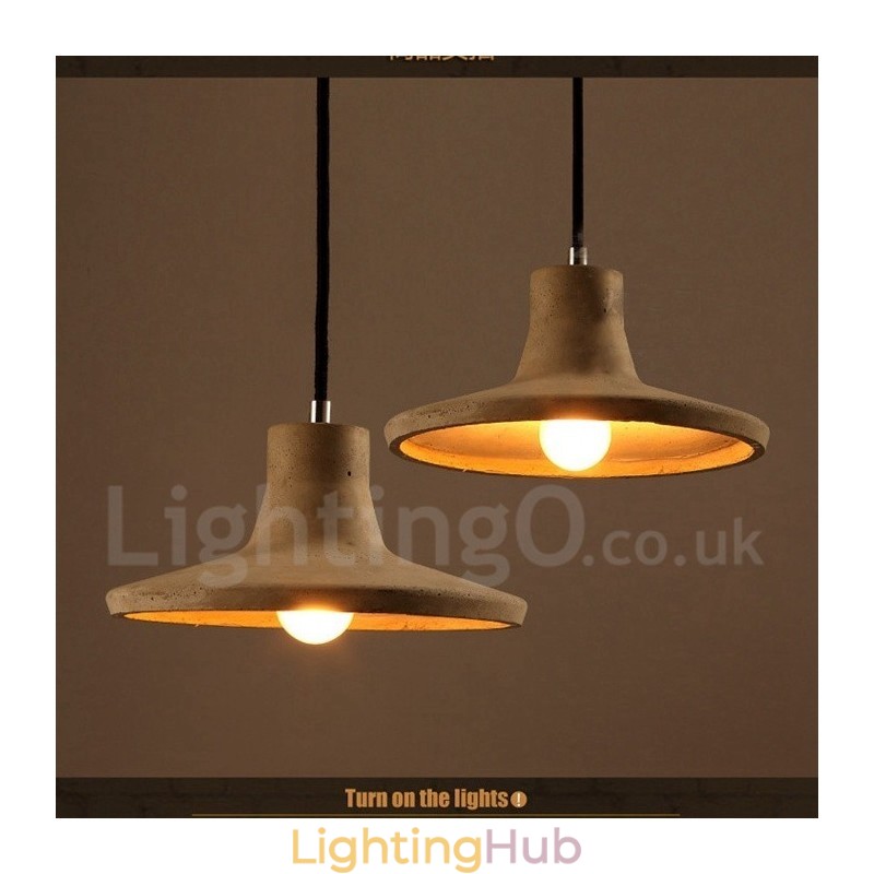 Modern Contemporary Concrte Single Light Pendant Light