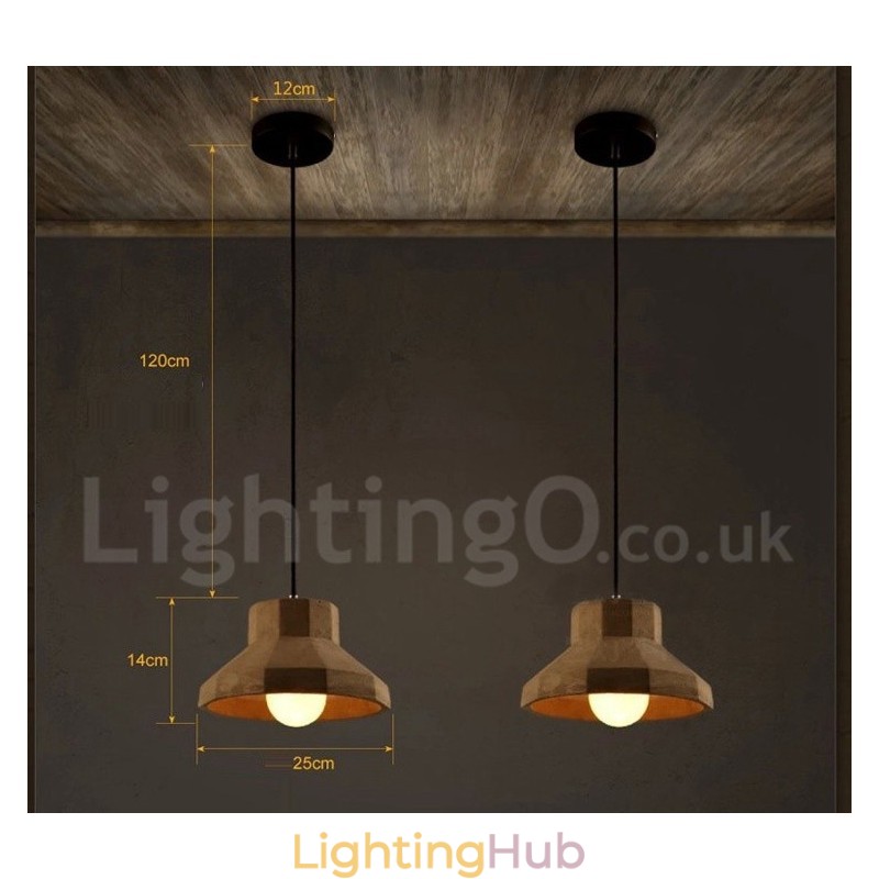 Modern Contemporary Concrte Single Light Pendant Light
