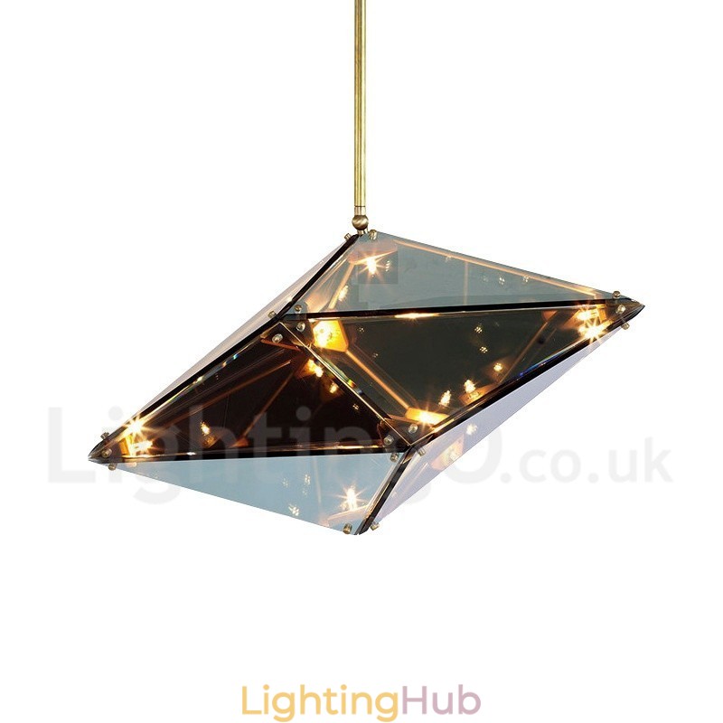 Modern Contemporary Glass Shade Pendant Light