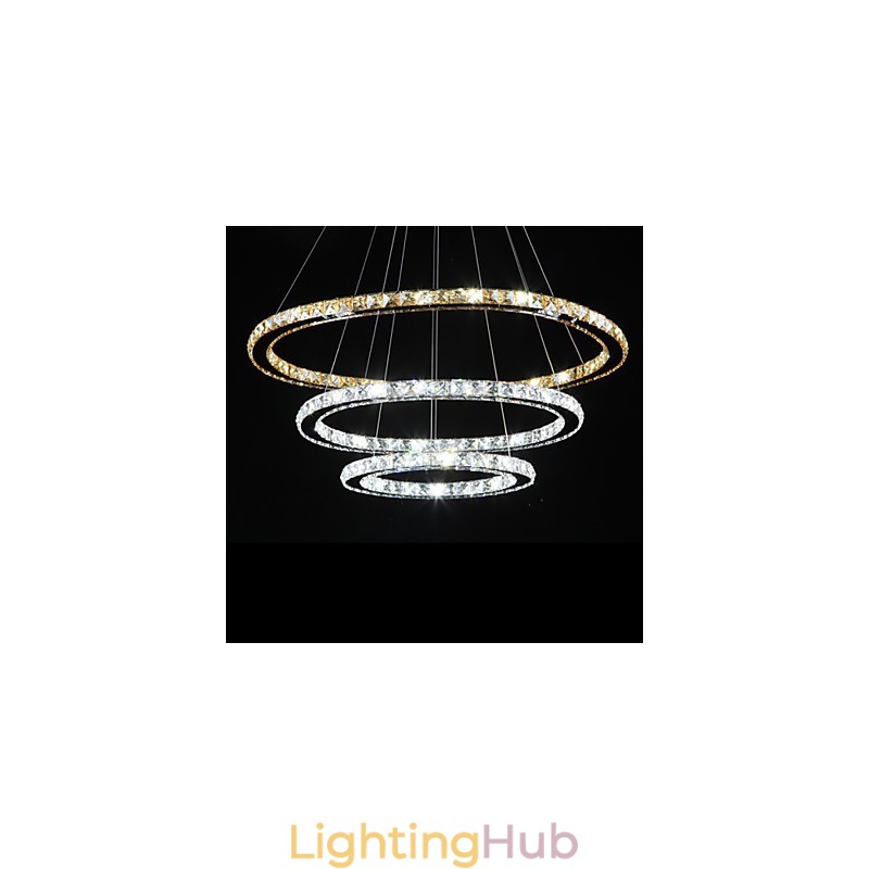 Ceiling Lights with Fashion Style Ring Crystal Ceiling Lamp
