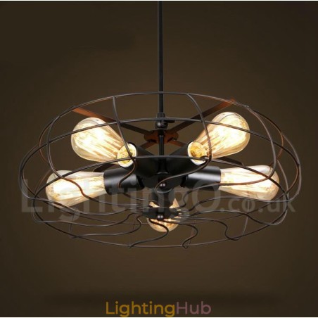 Retro Vintage 5 Light Pendant Light Retro Vintage 5 Light Pendant Light