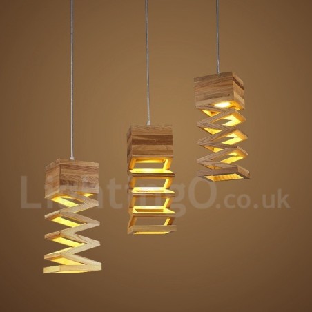Modern Contemporary Wood Pendant Light Modern Contemporary Wood Pendant Light