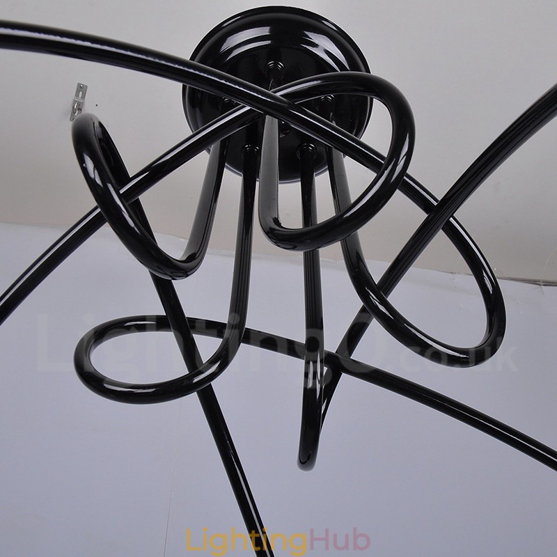 Black Country Metal 5 Light Chandelier Light