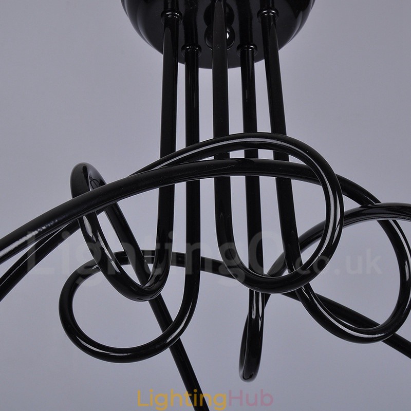 Black Country Metal 5 Light Chandelier Light