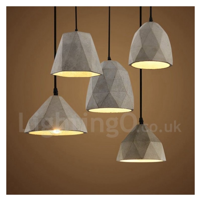 Vintage Concrte 1 Light Pendant Light