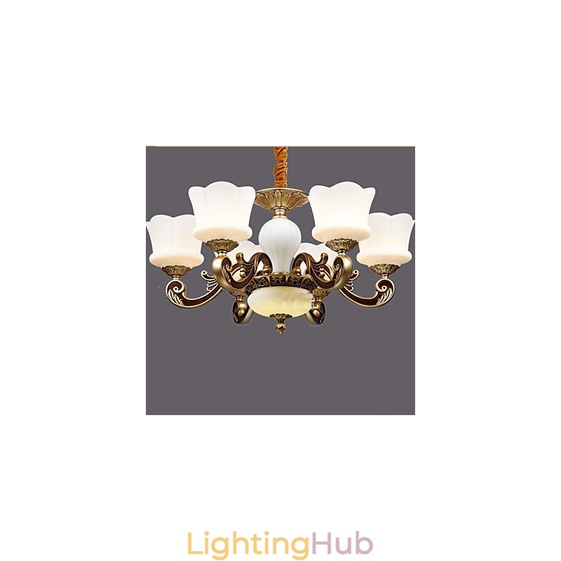 Garden Creative Zinc Alloy Retro Dining Pendant lamp Chandelier