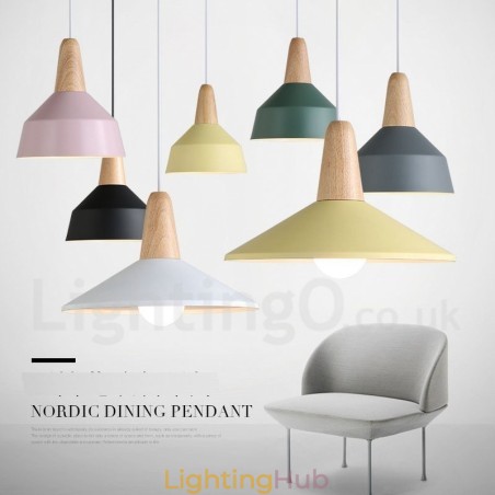 Modern Contemporary Wood Metal Multi Colors Pendant Light Modern Contemporary Wood Metal Multi Colors Pendant Light
