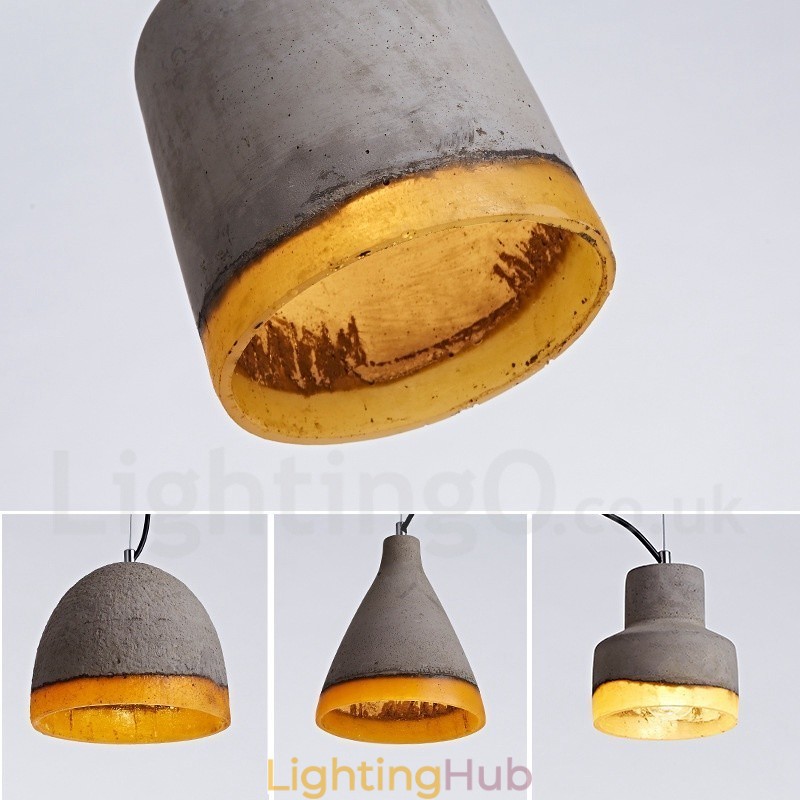 Modern Contemporary Concrte 1 Light Pendant Light
