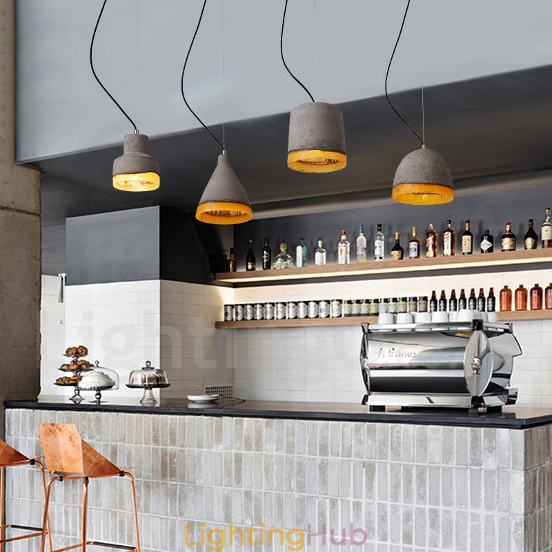 Modern Contemporary Concrte 1 Light Pendant Light