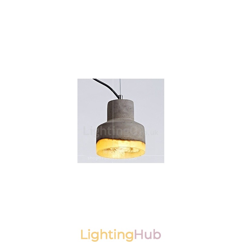 Modern Contemporary Concrte 1 Light Pendant Light
