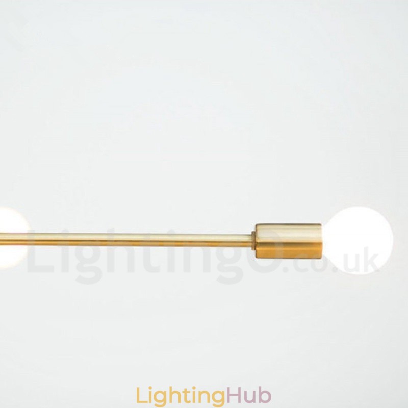Modern Contemporary Copper 5 Light Chandelier Lamp