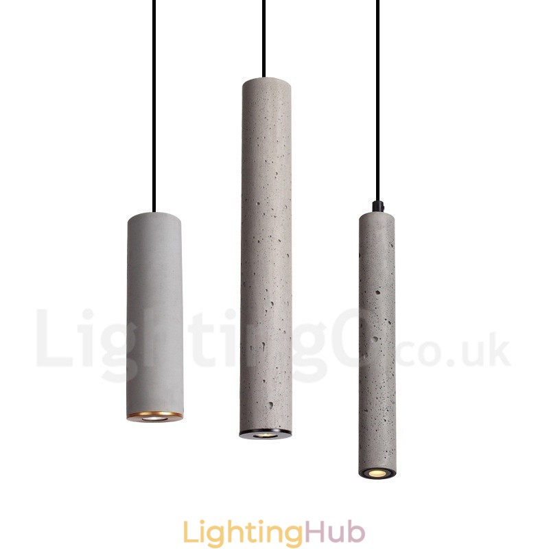 Modern Contemporary Concrte 1 Light Pendant Light