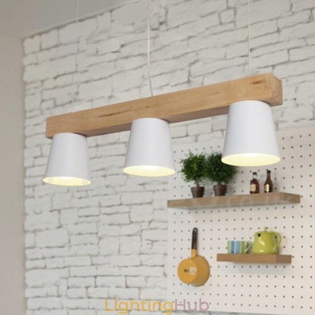 3 Light Modern Contemporary Wood Pendant Light 3 Light Modern Contemporary Wood Pendant Light