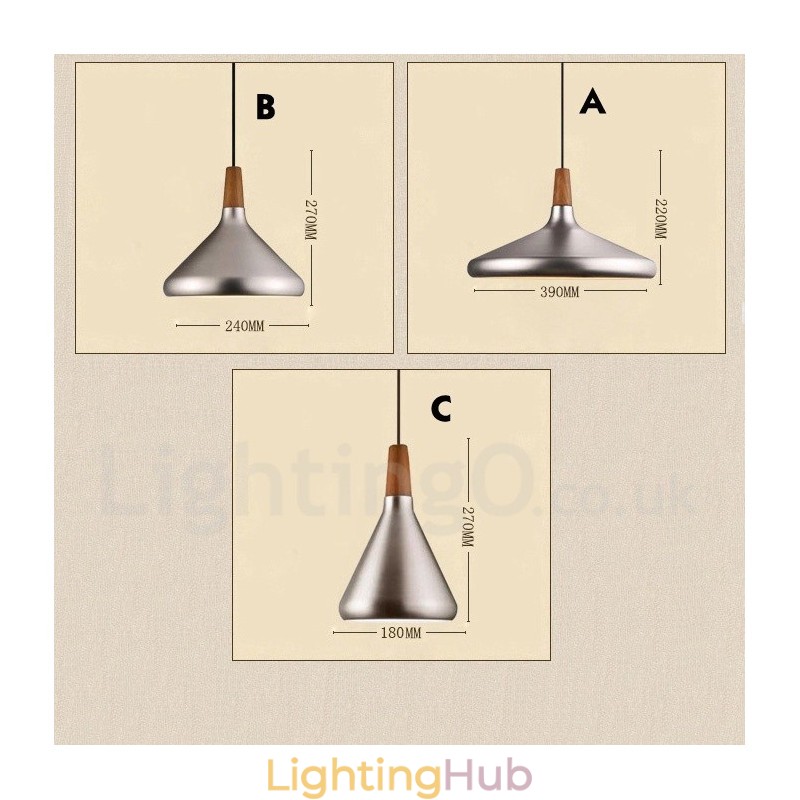 Modern Contemporary Metal 1 Light Pendant Light