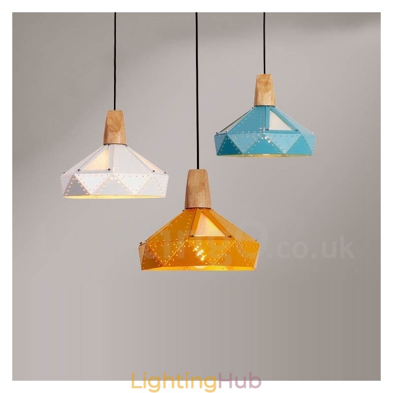 Single 1 Light Modern Contemporary Multi Colors Pendant Light