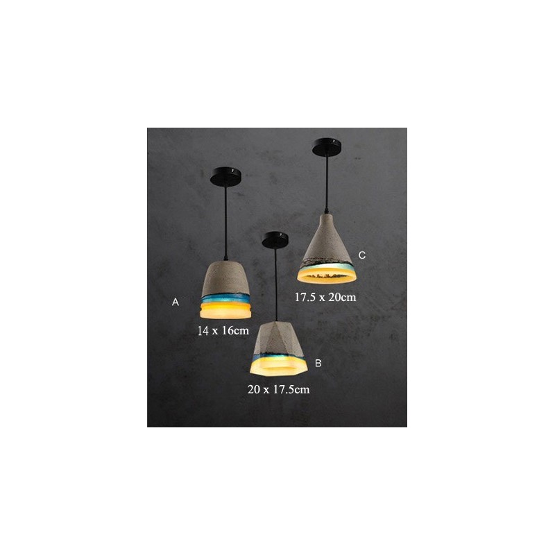 Vintage Concrte Pendant Light