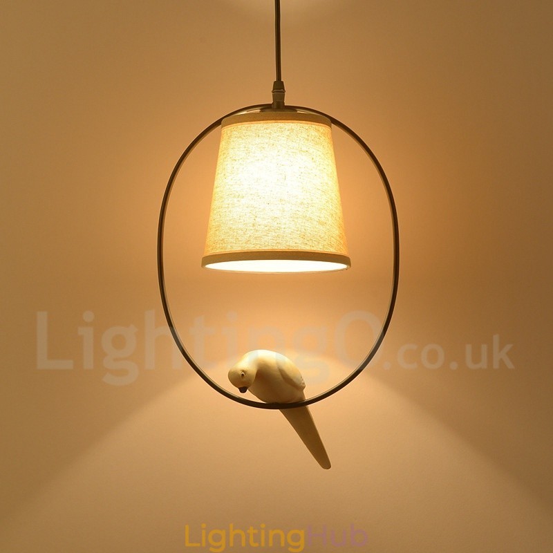 1 Light Rustic Lodge Vintage Pendant Light