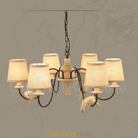 6 Light Rustic Lodge Vintage Pendant Light 6 Light Rustic Lodge Vintage Pendant Light