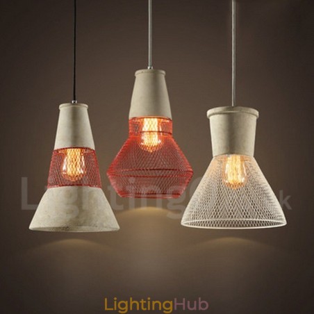 1 Light Metal Concrte Rustic Lodge Pendant Light 1 Light Metal Concrte Rustic Lodge Pendant Light