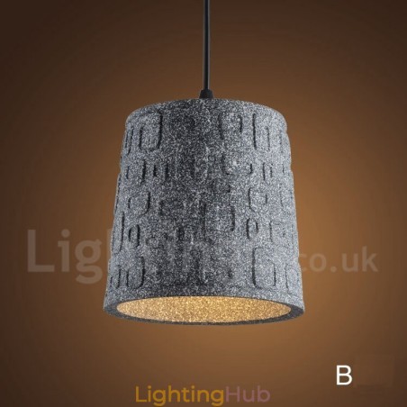 Retro Vintage Concrte 1 Light Pendant Light Retro Vintage Concrte 1 Light Pendant Light