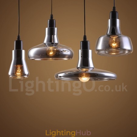 Retro Vintage 1 Light Pendant Light with Glass Shade Retro Vintage 1 Light Pendant Light with Glass Shade
