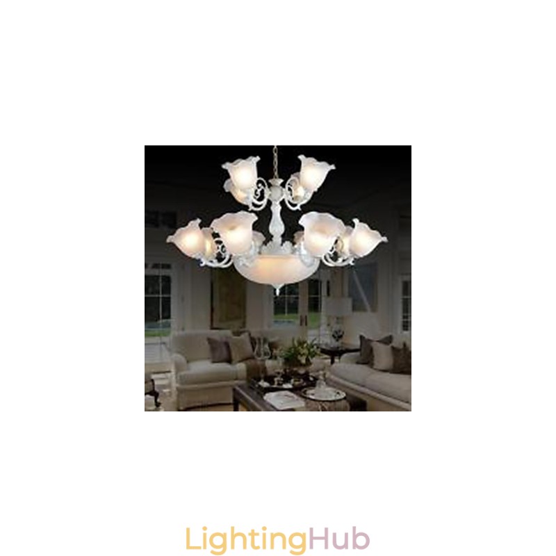 Chandelier Traditional Classic Vintage Retro Metal