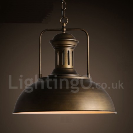 Retro Vintage Metal 1 Light Pendant Light Retro Vintage Metal 1 Light Pendant Light