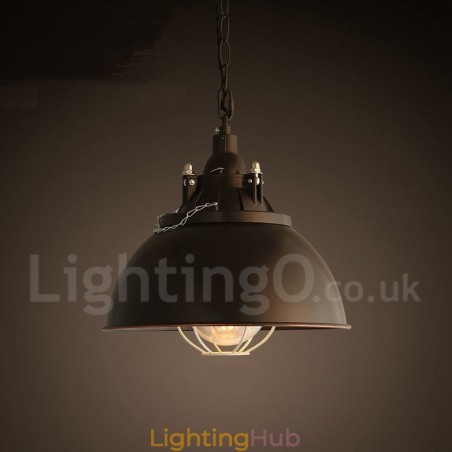 Retro Vintage Metal 1 Light Pendant Light Retro Vintage Metal 1 Light Pendant Light