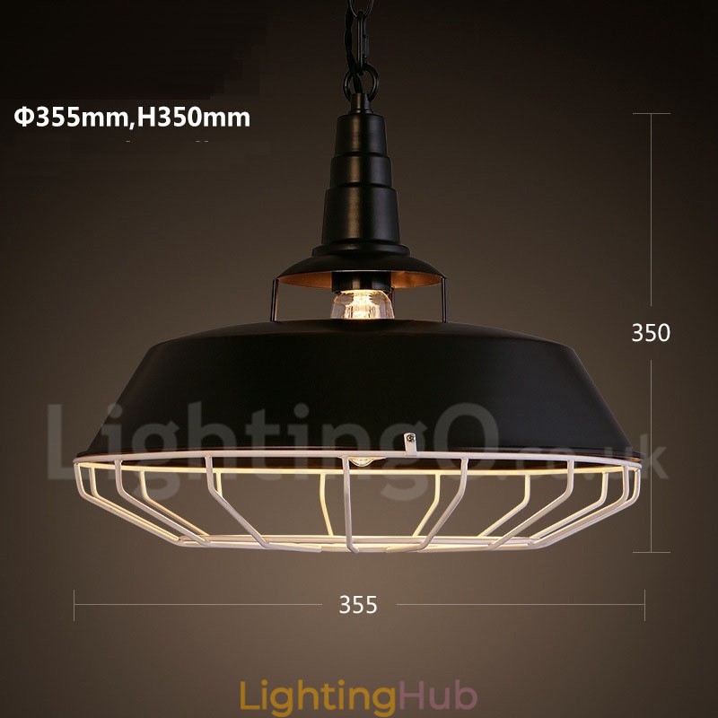 Retro Vintage Metal 1 Light Pendant Light