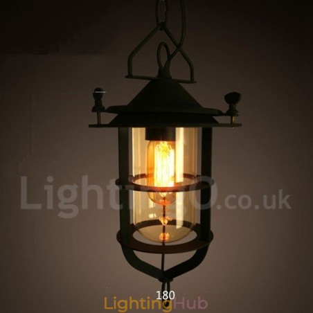 Retro Vintage Metal 1 Light Pendant Light Retro Vintage Metal 1 Light Pendant Light