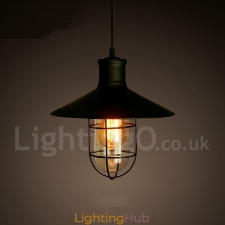 Retro Vintage Metal 1 Light Pendant Light Retro Vintage Metal 1 Light Pendant Light