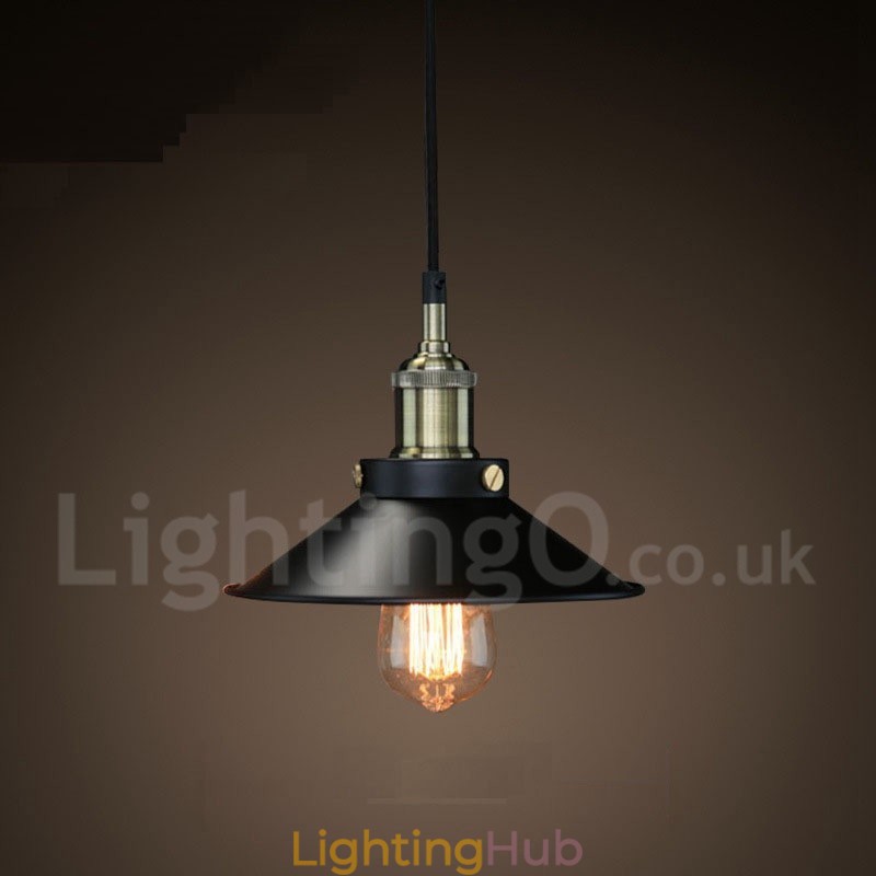 Retro Vintage Metal 1 Light Pendant Light