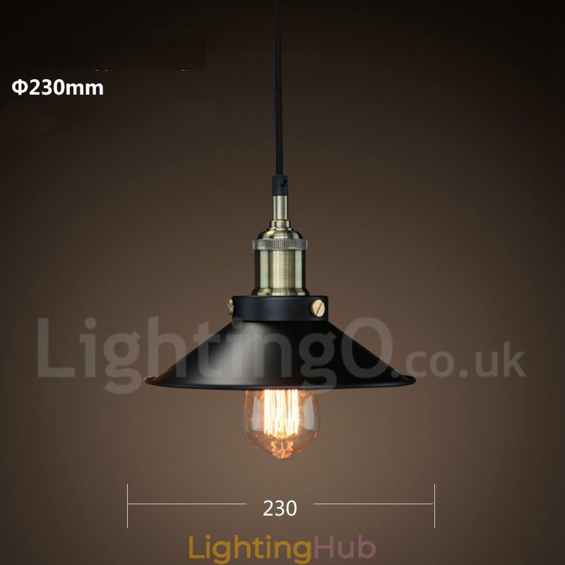 Retro Vintage Metal 1 Light Pendant Light