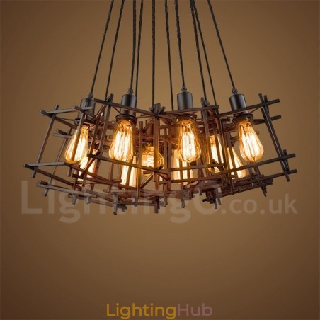 Retro Vintage Metal Pendant Light (Multiple Shades with one pendant fixed) (Please select the Quantity of the shade below) Retro Vintage Metal Pendant Light (Multiple Shades with one pendant fixed) (Please select the Quantity of the shade below)